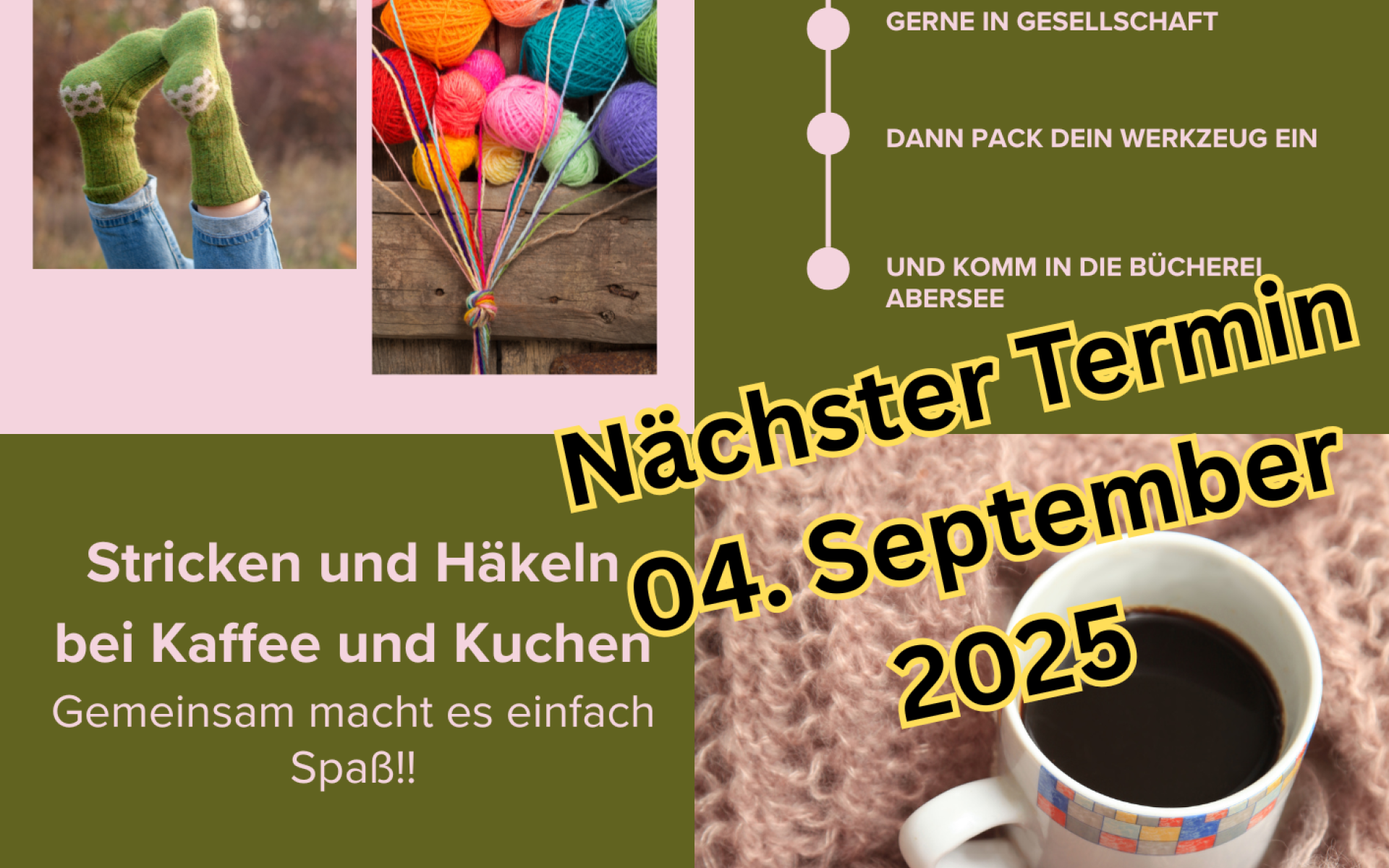 Strick- und Häkelnachmittag
