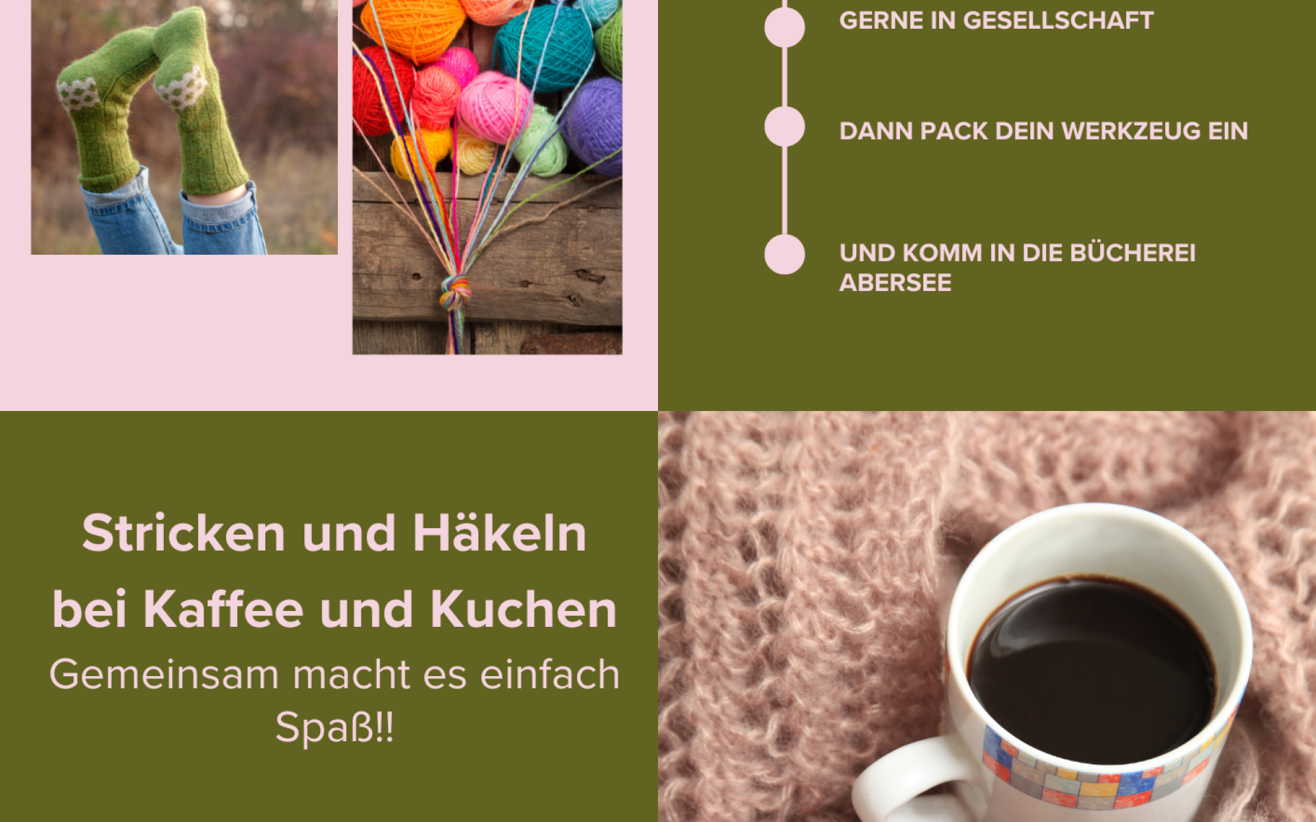 Strick- und Häkelnachmittag